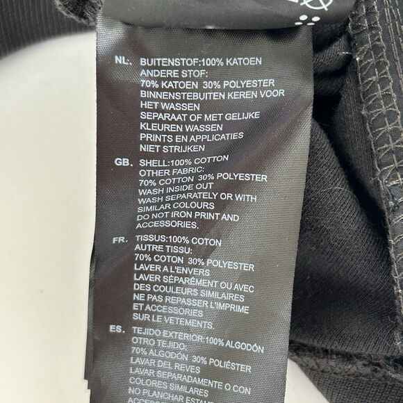 G-Star Raw 3301 Track Jacket Men L Black Contrast Shoulder Chest Pockets Stretch - Picture 13 of 13